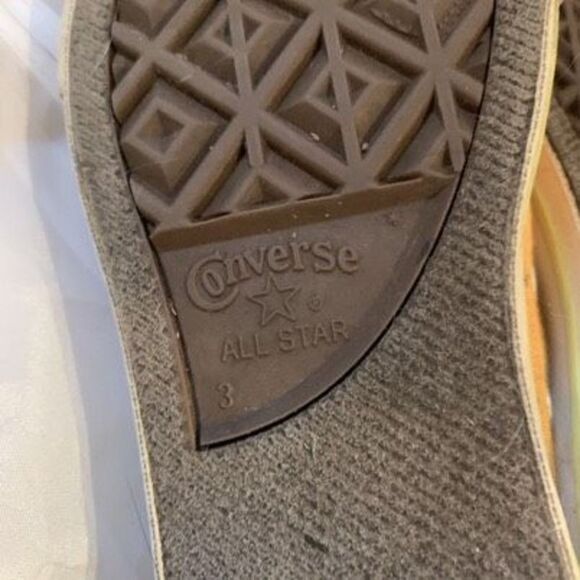 Converse Unisex Size 3 Orange Blue Cat High Top Sneakers - Picture 12 of 13